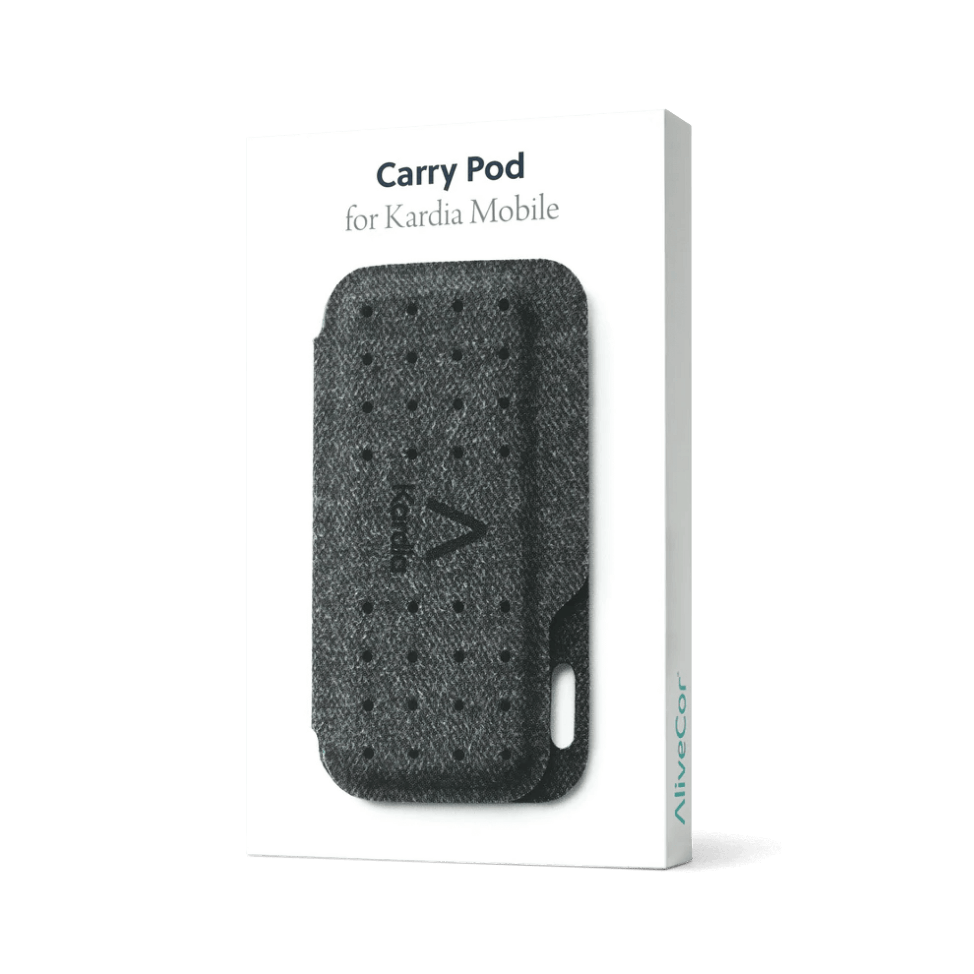 AliveCor® Kardia Mobile Case - Magnetic Closure for Keeping The Device -  Fits in Pockets or Purses or Attaches to Keyring Gray