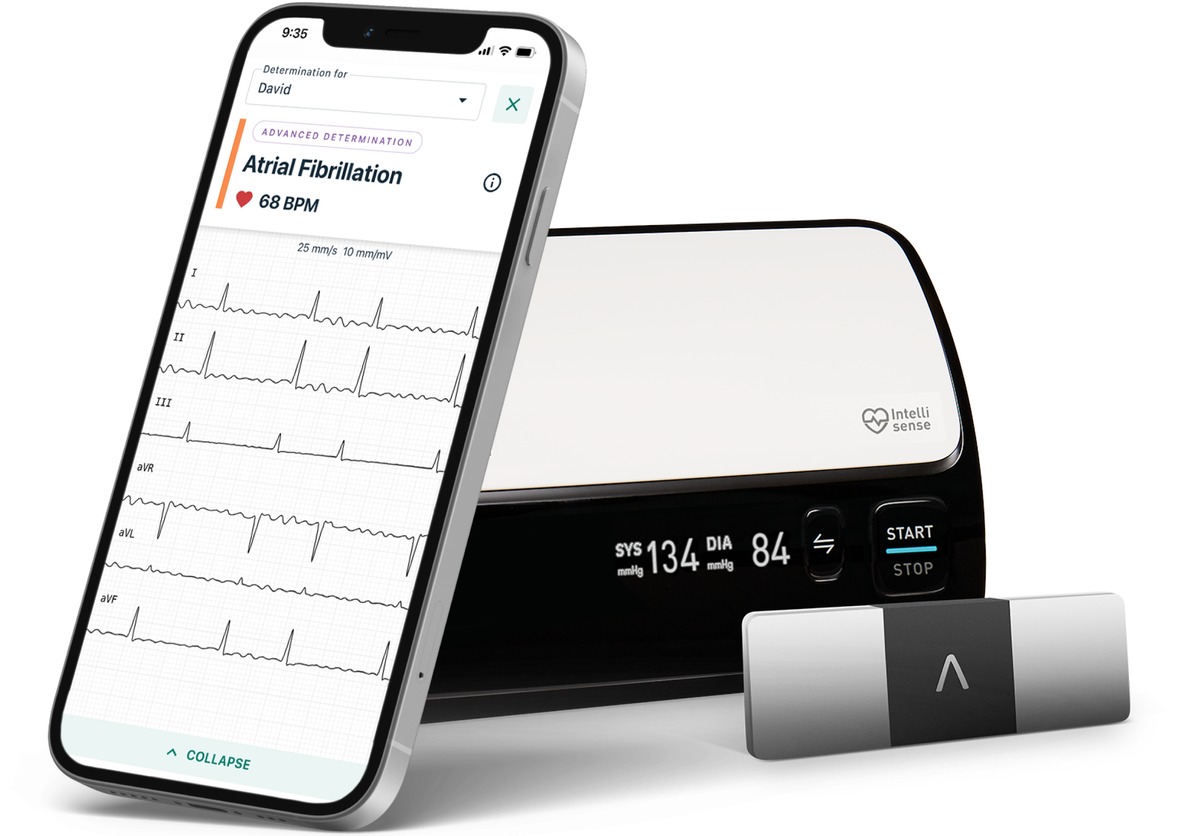  Omron Complete Wireless Upper Arm Blood Pressure Monitor + EKG;  Measure Bp, Afib, Tachycardia, Bradycardia & Sinus Rhythm; Built-In  Bluetooth Technology : Health & Household